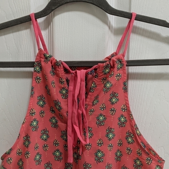 Mine Floral Halter Mini Dress Size Small - Picture 6 of 10